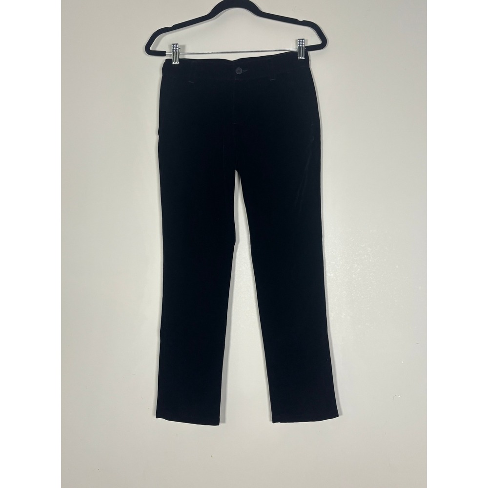 United Colors of Benetton Kids Black Velvet Adjustable Waist Trousers Pants